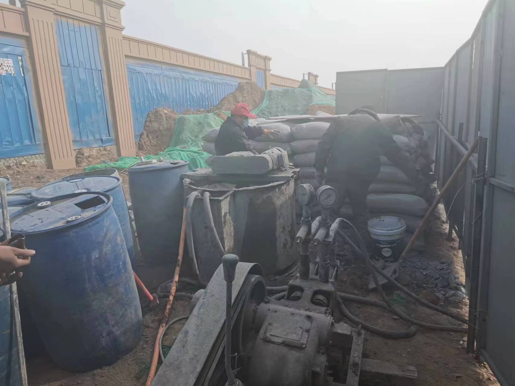 彭市镇房屋下沉注浆